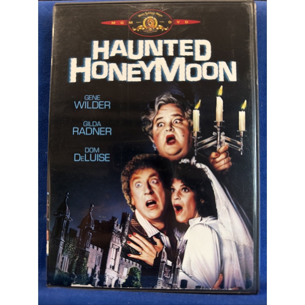 Haunted Honeymoon (RARE DVD, 1986) Gene Wilder Gilda Radner Dom DeLuise